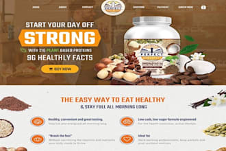 design a shopify supplement store, supplement website and private label store