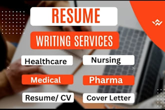 write ats optimized nursing, pharmacy resume, CV, cover letter, linkedin
