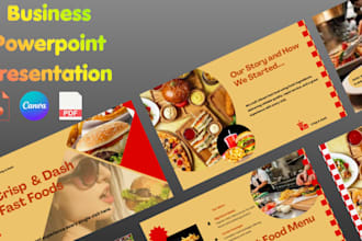 create professional presentations and pitch decks