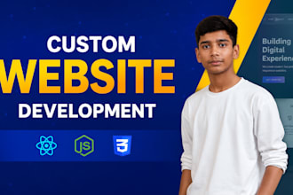 build a modern react website with node js and CSS