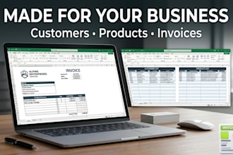 create an automated excel invoice template with auto calculations