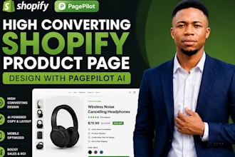 design high converting shopify product page using pagepilot