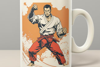 design custom and unique coffee mug design
