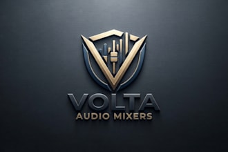 design a creative mixer logo for your brand