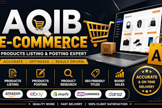 be your ecommerce virtual assistant for amazon and shopify