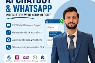integrate ai chatbot and whatsapp into your wordpress website
