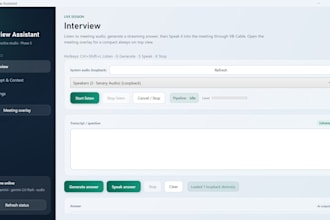 build a windows ai voice assistant with speech to text and llm integration