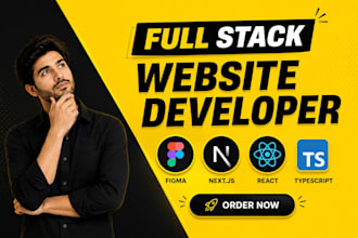 do full stack website development, mern stack developer