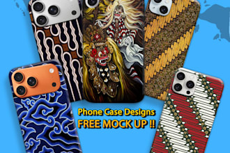 create luxury batik indonesia phone cases design