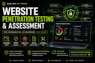do website penetration testing and vapt with report