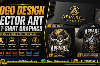 design stunning logo, vectors and custom graphics