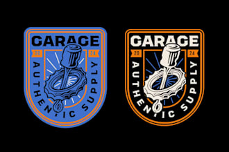 do colorful auto repair car workshop garage logo