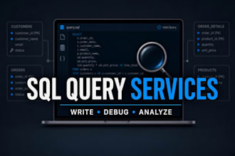 write and debug your sql queries