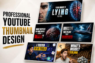 design high CTR youtube thumbnails that get clicks