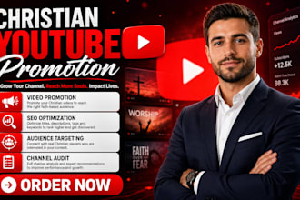 do christian youtube video promotion christian channel management full audit