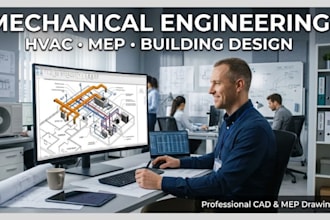 do US mechanical engineering with mep design for architectural project