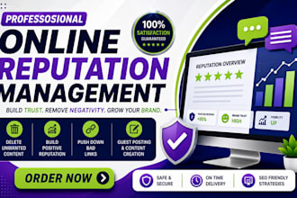 do online reputation management, ORM, reverse SEO and brand reputation or name