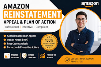 write a amazon seller account reinstatement appeal