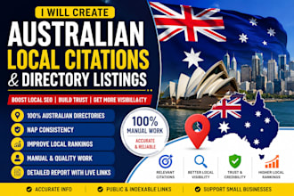 create best australia local citations and directory submission