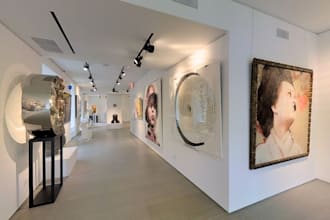 create an interactive virtual art gallery or classroom for website and app