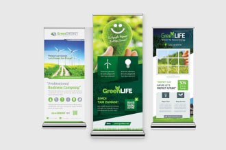 design a stand,retractable,backdrop,pop up,signage,billboard banner
