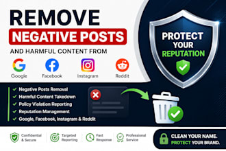report harmful content and submit takedown requests on social media and google