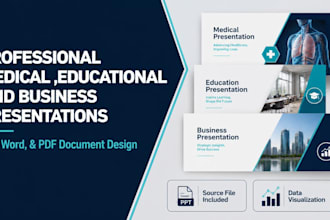 design medical and educational powerpoint presentations