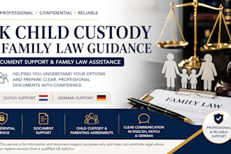 be UK child custody and family law guidance dutch and german support