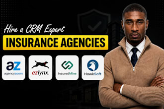 set up agencyzoom ezlynx CRM for insurance agents insuredmine hawksoft