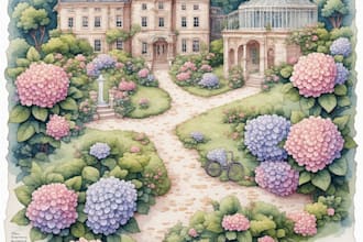 design a custom illustrated event and wedding map