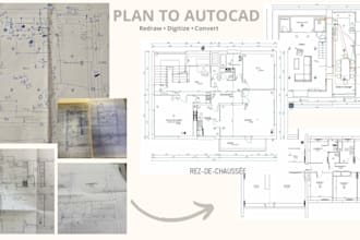 redraw digitize and convert your plans into autocad files