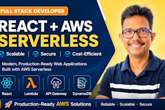 build a serverless web app with react and AWS