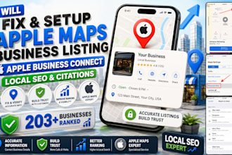 fix verify apple maps listing local business citations apple connect seo ranking