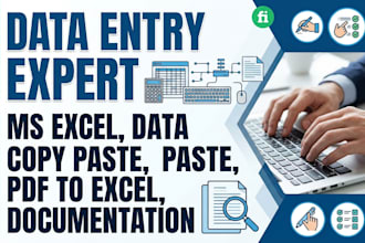 do data entry and microsoft excel