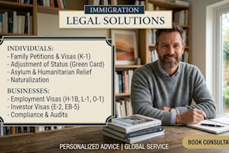 provide legal immigration solutions to individuals and businesses
