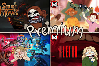 draw characterized youtube thumbnails