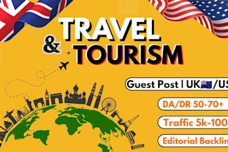 travel guest post on travel backlinks with high da travel blog UK US
