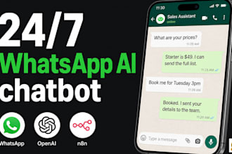 build a whatsapp ai chatbot with whatsapp API for leads