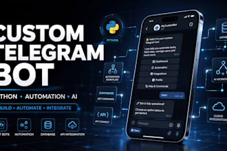 build a custom telegram bot with python