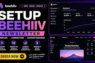setup beehiiv newsletter template beehiiv landing page beehiiv ai newsletter