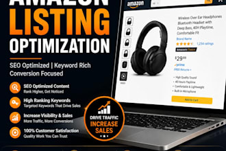 create an SEO optimized amazon product listing