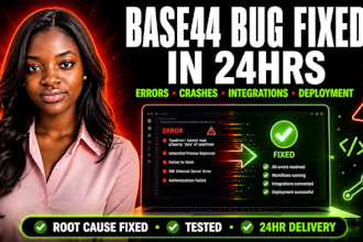 fix base44 bug base44 error base44 app fix base44 expert in 24hrs