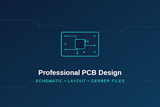 design a professional pcb layout and schematic