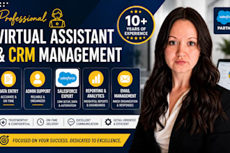 crm management and professional administrative support