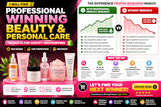 find winning beauty and personal care products for shopify