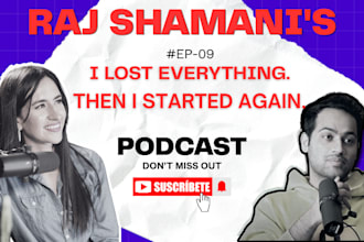 design professional podcast thumbnails