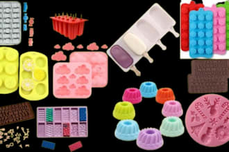 design and produce custom silicone molds for resin, soap, and candle