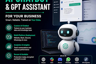 build ai chatbot and gpt assistant for your business