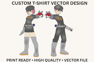 create custom t shirt vector designs for printing