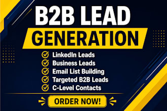 do b2b lead generation and linkedin lead generation